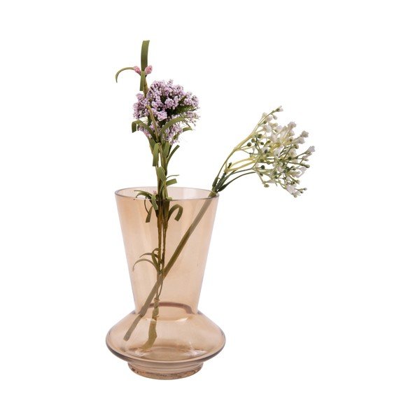 Кафява стъклена ваза (височина 17,5 cm) Glow – PT LIVING-image-2