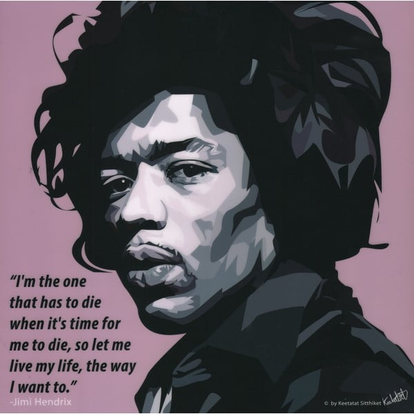 Obraz Jimi Hendrix - I am the one that