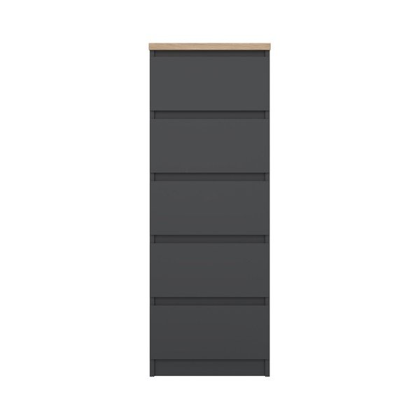 Тъмносив скрин 40x111x50 cm Naia – Tvilum-image-2