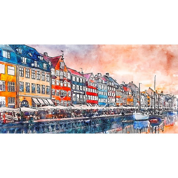 Картина 80x40 cm Copenhagen - Fedkolor