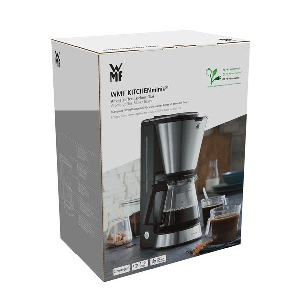 Капкова кафемашина от неръждаема стомана със стъклен съд , 7,5 dl KITCHENminis - WMF-image-1