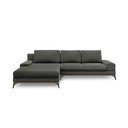 Тъмносив ъглов разтегателен диван , ляв ъгъл Planet - Windsor & Co Sofas