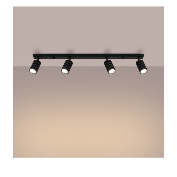 Черен прожектор 6,5x81 cm Gleam – Sollux-image-2