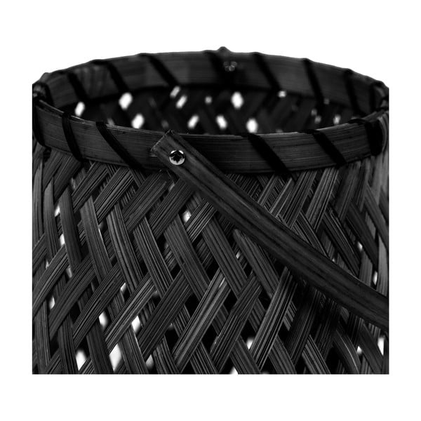 Черен бамбуков фенер Бамбуков фенер, ⌀ 18 cm - Compactor-image-1