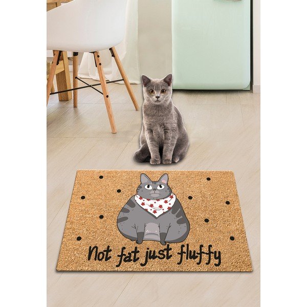 Подложка за котешка купичка , 60 x 40 cm Not Fat Just Fluffy - Petpetite-image-2