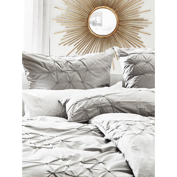 Стенно огледало с метална рамка в златист цвят, ø 104 cm Ella - Westwing Collection-image-3