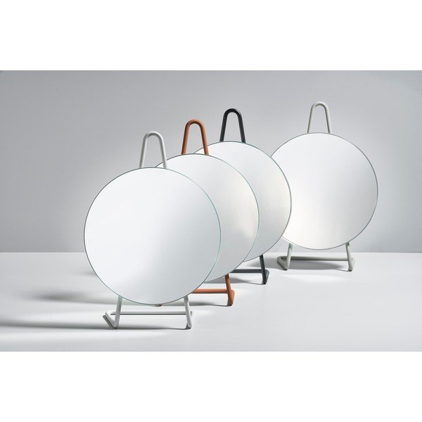 Козметично огледало за маса от мека сива стомана, ø 31 cm A-Mirror - Zone-image-2