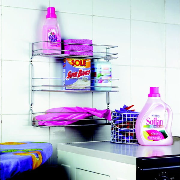 Стенен стоманен органайзер за подправки – Metaltex-image-1