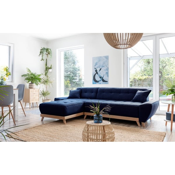 Морскосин разтегателен диван променлив ъглов диван Dazzling Daisy - Miuform-image-3