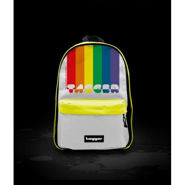 Раница Bratpack Rainbow White - Tagger bags-image-1
