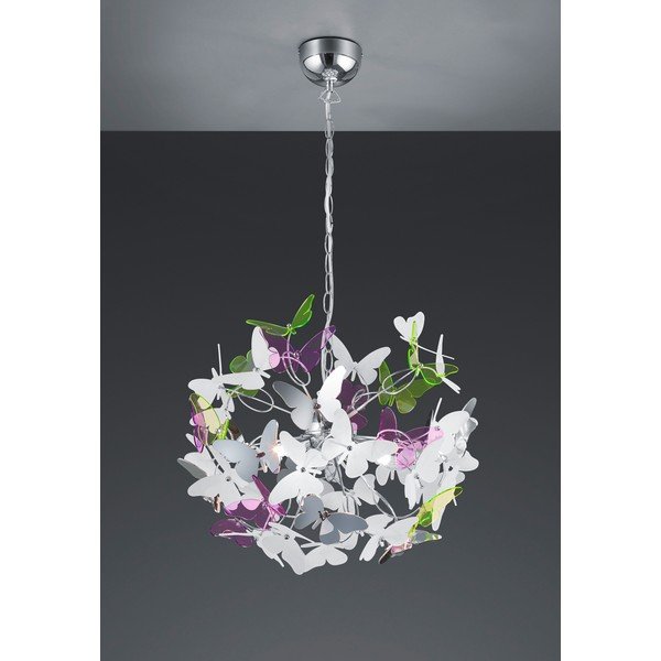 Детски полилей с пластмасов абажур ø 50 cm Butterfly – Reality-image-3