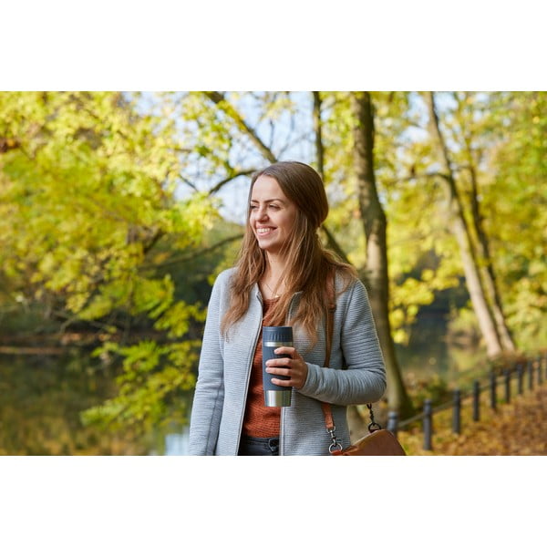 Сива термочаша 0,36 л Easy Twist - Tefal-image-1