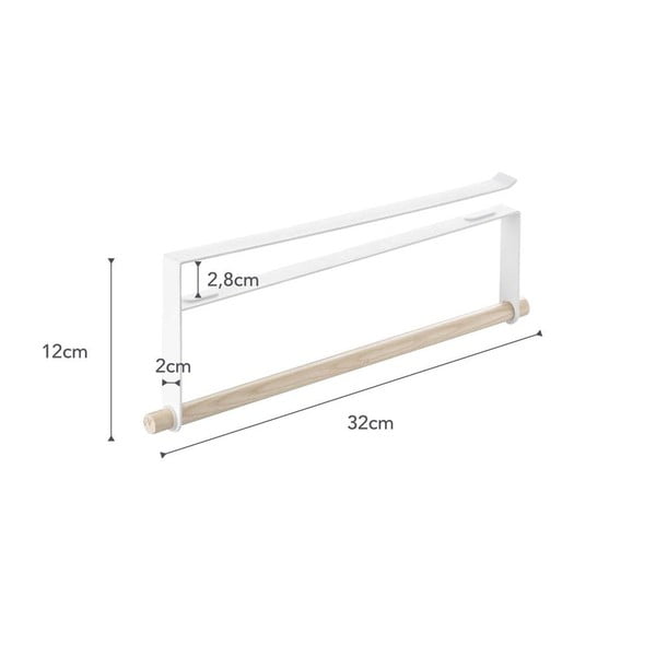 Бял държач за кърпи Tosca - YAMAZAKI-image-3