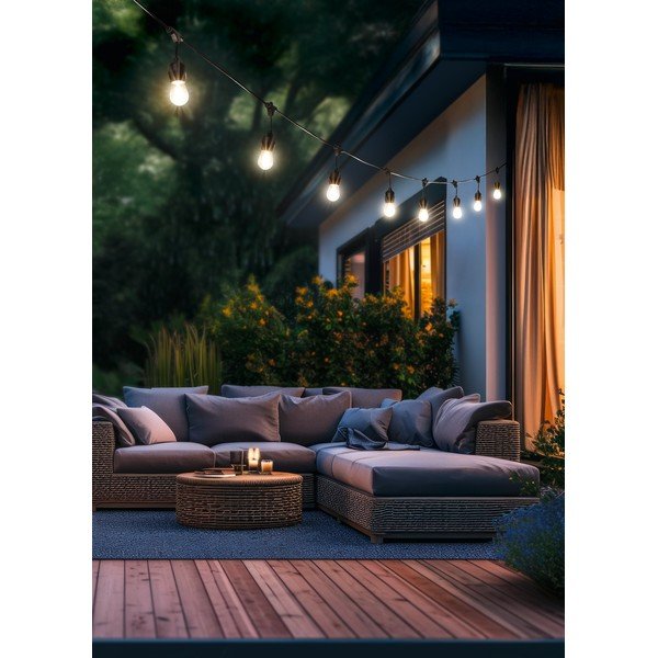 Светлинна верига с 10 броя крушки и дължина 650 cm Chain – Reality-image-1