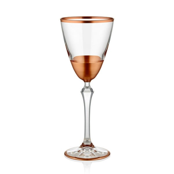 Комплект от 6 чаши за пенливо вино Bronze, 200 ml Glam - Mia