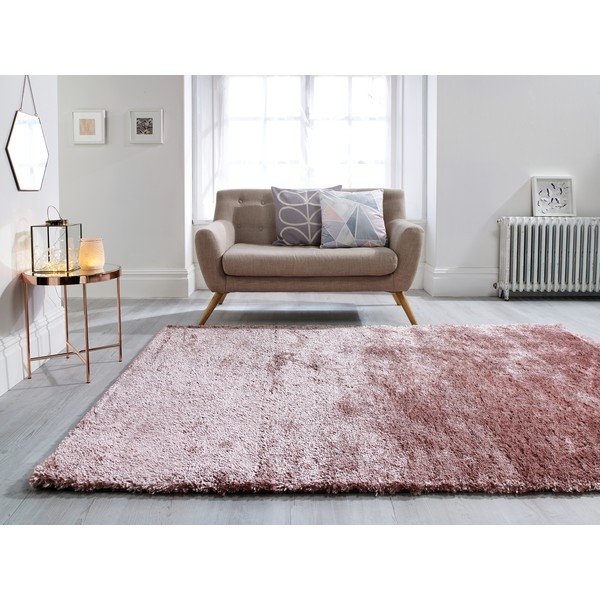 Розов килим Serenity Pink, 160 x 230 cm - Flair Rugs-image-3