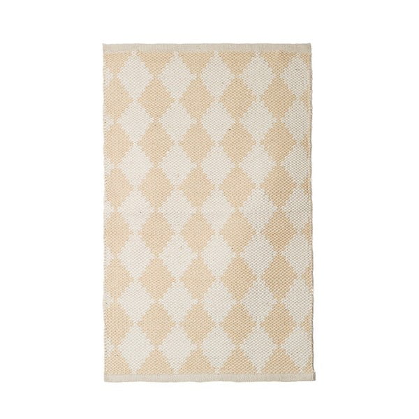 Памучен ръчно тъкан килим Pipsa Curry Diamond, 60 x 90 cm - TJ Serra
