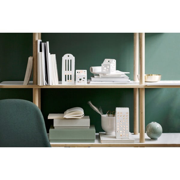 Бял керамичен свещник Urbania Lighthouse Functio - Kähler Design-image-4