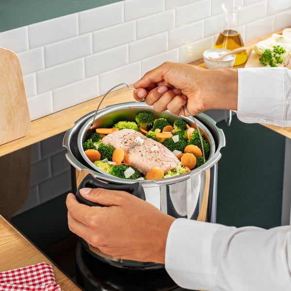 Тенджера под налягане от неръждаема стомана 6 l Clipso Minut Easy P4620768 – Tefal-image-2