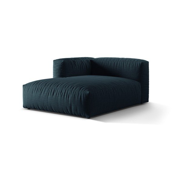 Тъмносин модул за диван (ляв ъгъл) Martina – Micadoni Home-image-1