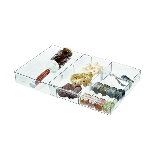 Пластмасов органайзер за чекмеджета Crystalline - iDesign/The Home Edit-image-4