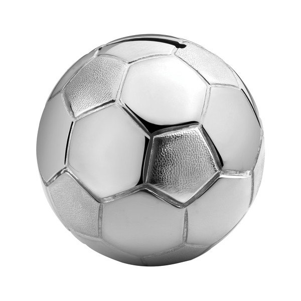 Kasička Fotbal, postříbřená