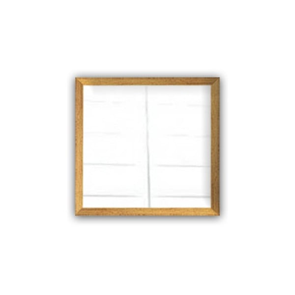 Комплект от 4 стенни огледала с рамка в златисто Setayna, 24 x 24 cm - Oyo Concept
