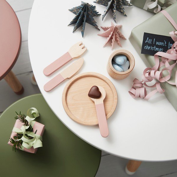 Комплект дървени детски прибори за хранене Play Tablewear - Flexa-image-4