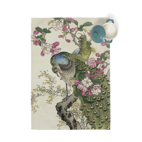 Комплект от 2 памучни кухненски кърпи , 70 x 50 cm Japonais - Happy Friday Basic-image-1