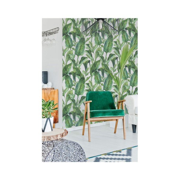 Тапет на стената , 50 x 280 cm Leaves - Dekornik-image-2