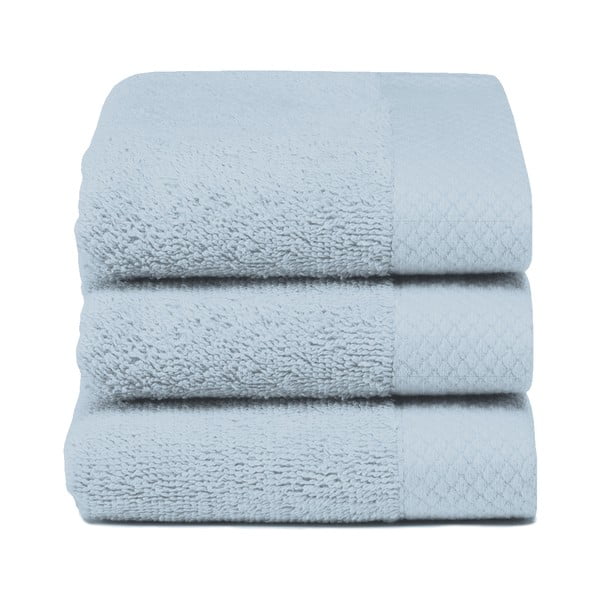 Set 3 ručníků Pure Blue, 30x50 cm