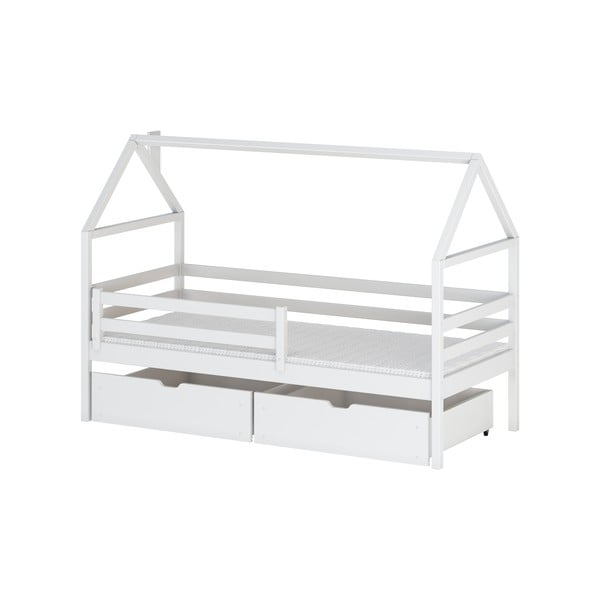 Детско легло от бял бор с място за съхранение 90x200 cm Aron - Lano Meble