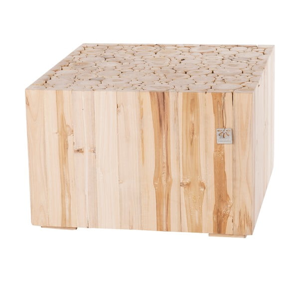 Dřevěný stolek Dijk Natural Collections Cube