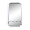 Метален панел за окачване в сребрист цвят 35x60x11 cm Retro – Spinder Design