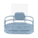 Светлосин самозадържащ се метален дозатор за сапун Grena - Compactor