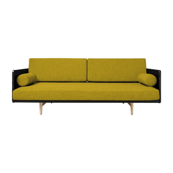 Variabilní pohovka Karup Deva Black/Raw Oak/Amarillo-image-4