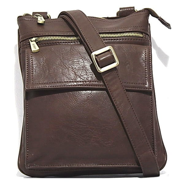 Чанта за рамо - кафе, 24x28 cm - Bobby Black