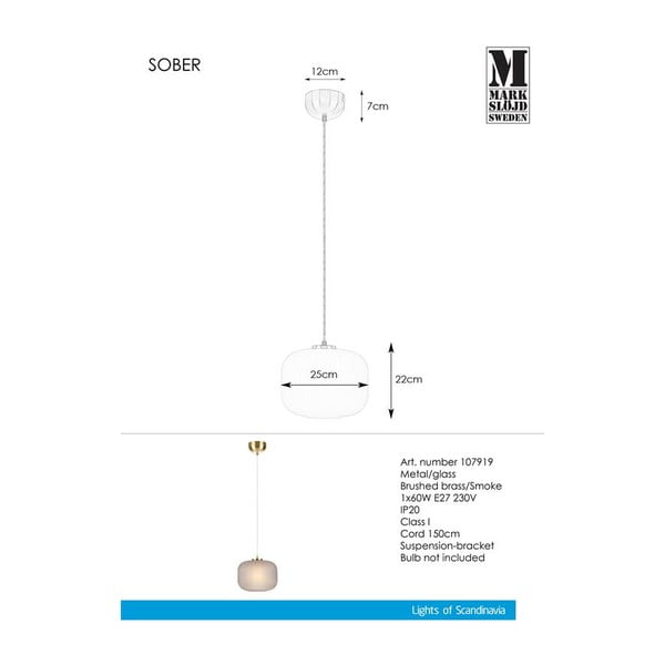 Висулка Висулка Дим Sober - Markslöjd-image-2