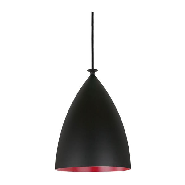 Závěsné svítidlo Nordlux Slope 20 cm, černé/červené