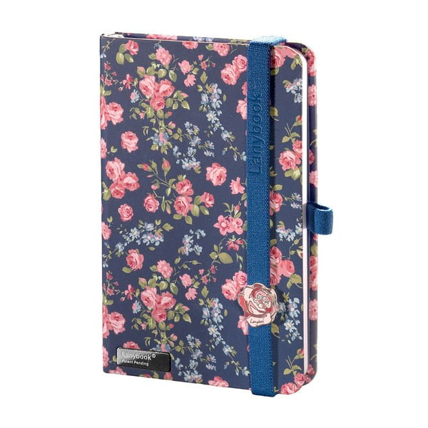 Тетрадка Bloomy Rose Blue, A6 - Lanybook