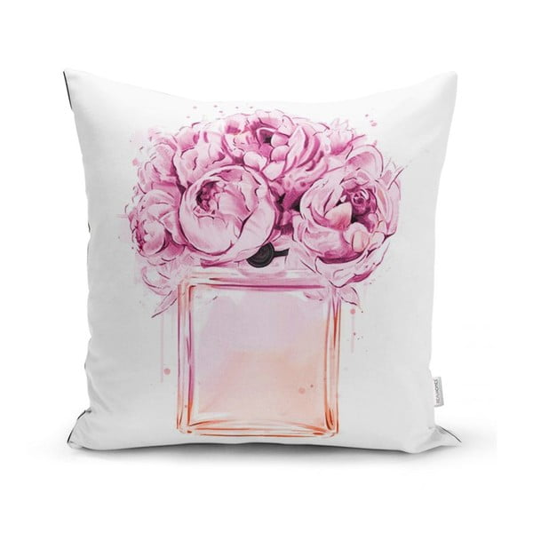 Калъфка за възглавница Розови цветя, 45 x 45 cm - Minimalist Cushion Covers