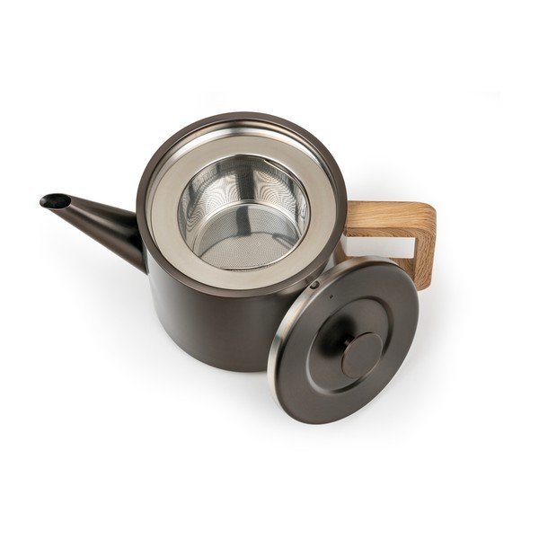Сив чайник от неръждаема стомана с цедка 1,1 l Duet Narvik – Bredemeijer-image-4