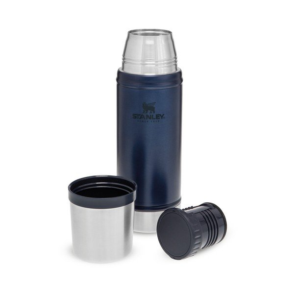 Син термос с чаша 470 ml - Stanley-image-2