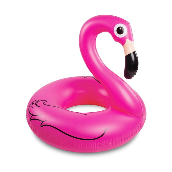 Розов надуваем пръстен във формата на фламинго Фламинго - InnovaGoods