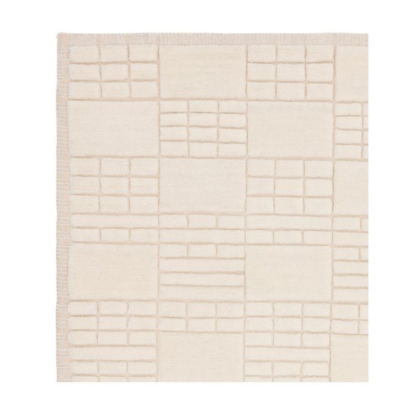 Кремав ръчно изработен вълнен килим 120x170 cm Empire – Asiatic Carpets-image-3