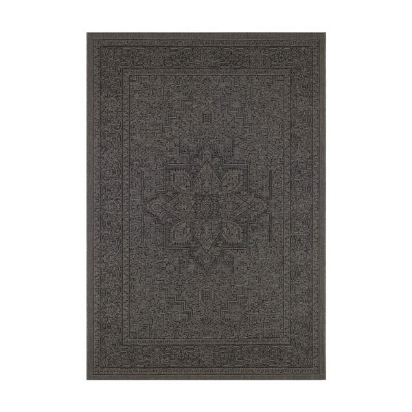 Черно-бежов килим на открито , 200 x 290 cm Anjara - NORTHRUGS