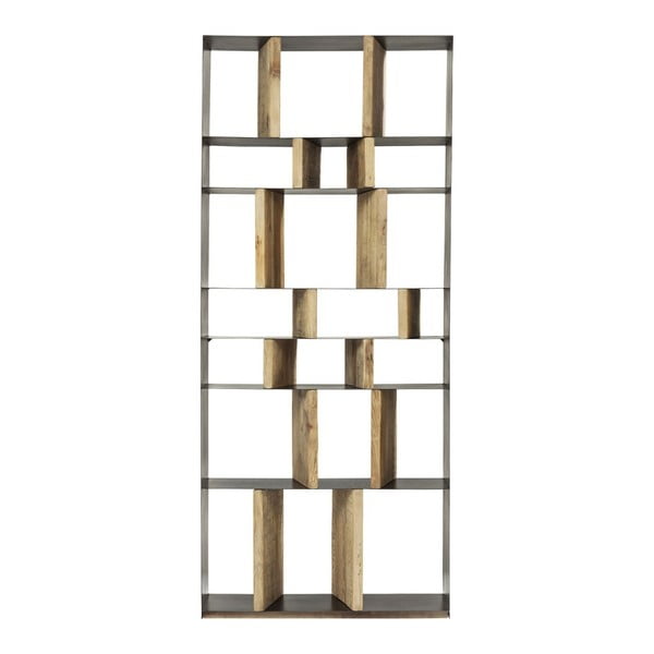 Knihovna z recyklovaného borovicového dřeva Kare Design Storm-image-3