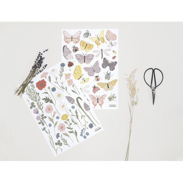 Лист със стикери 30x42 cm Butterflies & Insects - Lilipinso-image-3