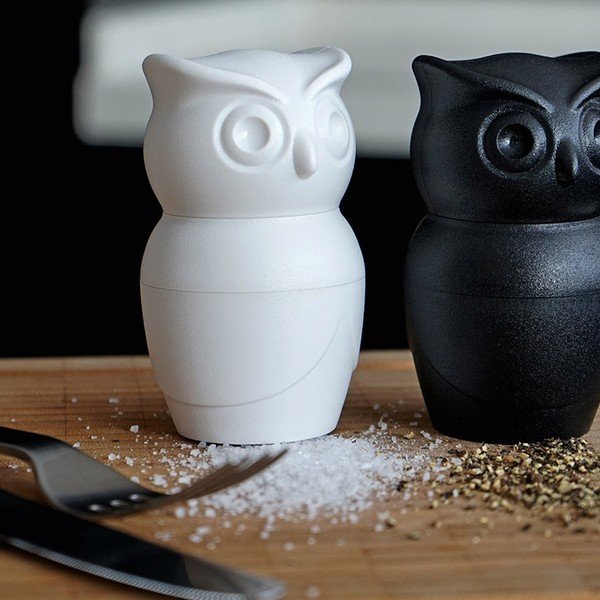 Бяла мелничка за сол &CO Owl - Qualy-image-1