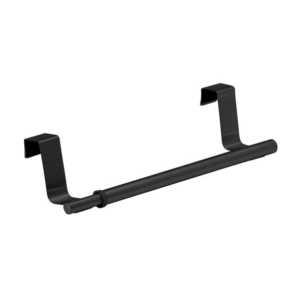 Черна висяща телескопична поставка за кърпи - Wenko-image-2